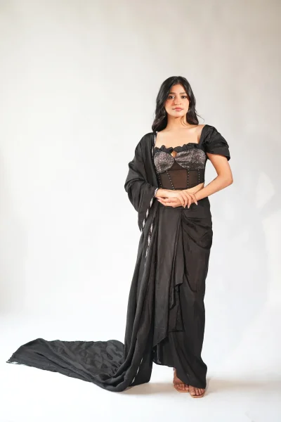 Black Opulence Saree