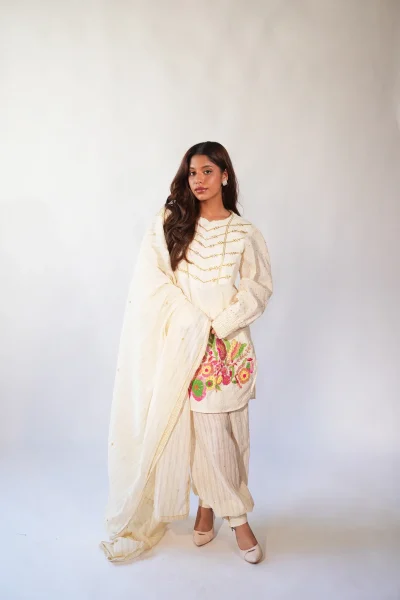 PAINTED CANVAS SUIT SET