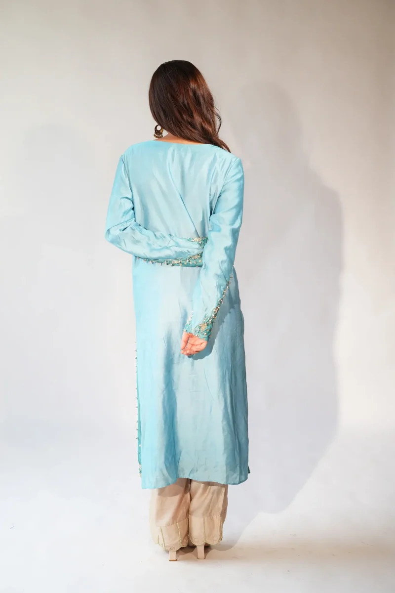 Blue and Gold Scallop Ensemble - Image 2